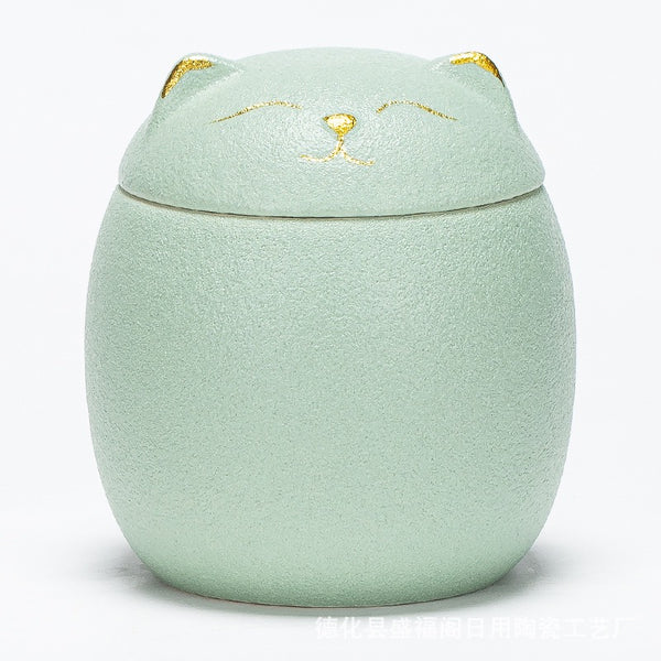 Petlovein Ceramic Pet Urn – Elegant Memorial Keepsake for Your Beloved Companion