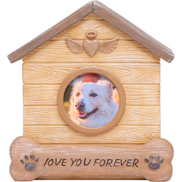 Petlovein Original design House-style Memorial Urn with photo frame