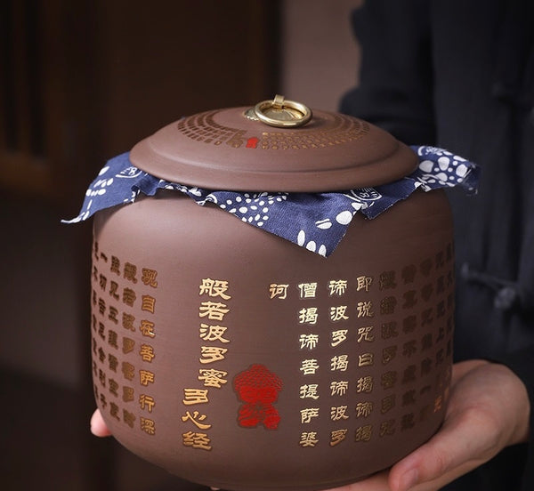 Petlovein pet urns - Original design Buddhist scriptures bless pet urns