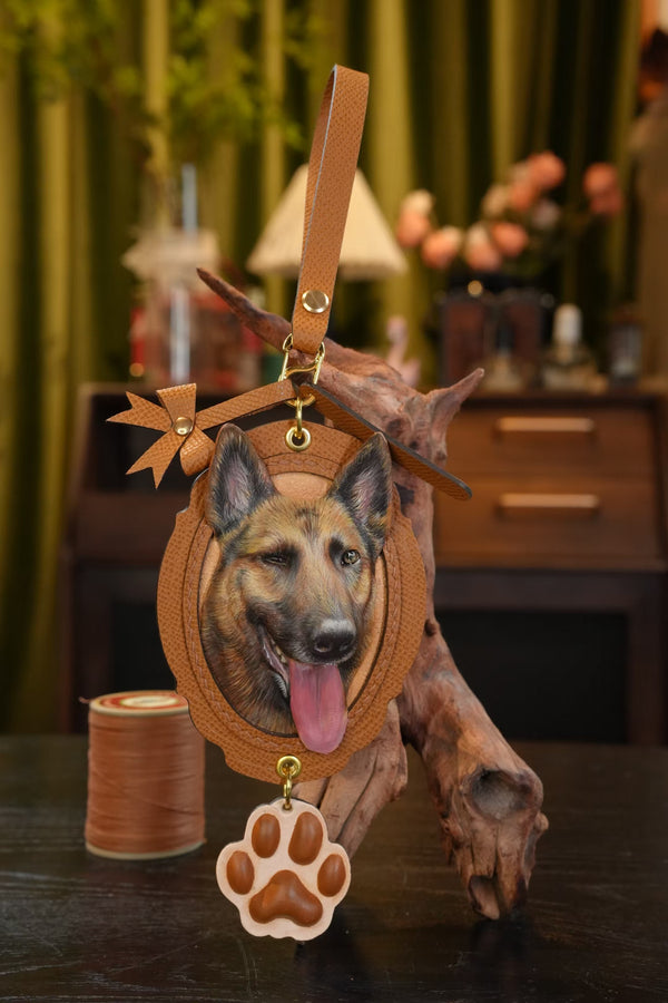 Petlovein Handcrafted Leather Pet Memorial Keepsake